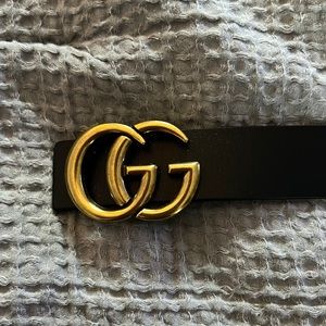 GG belt black and gold